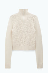 PULLOVER ARGYLE ZIP
