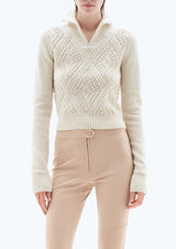PULLOVER ARGYLE ZIP