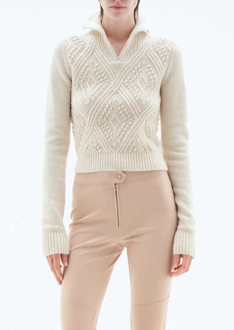 PULLOVER ARGYLE ZIP