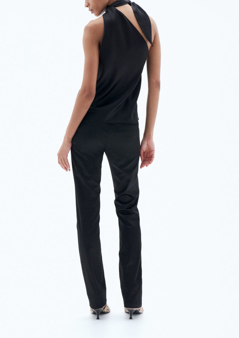 TANKTOP ASYMMETRIC TIE NECK