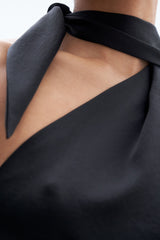 TANKTOP ASYMMETRIC TIE NECK