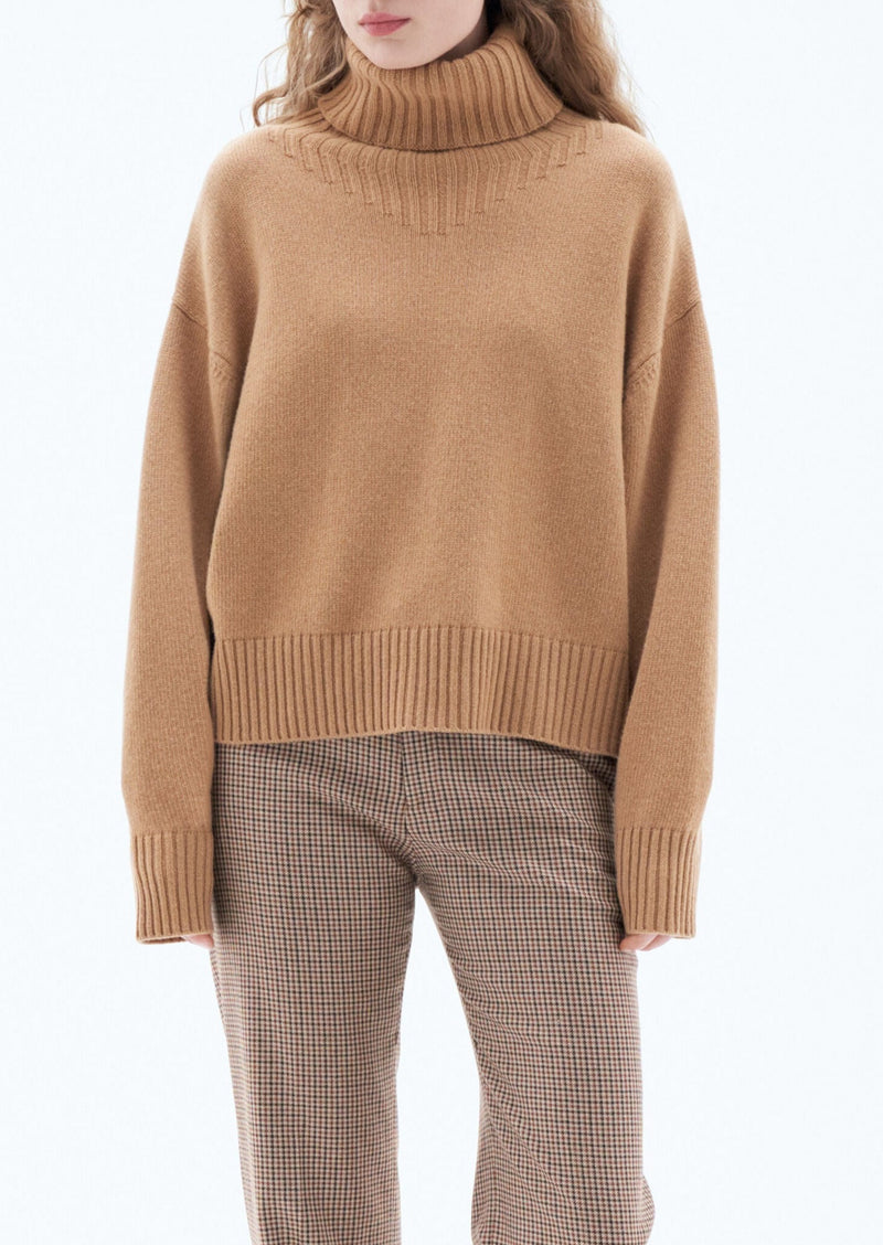 WOOL TURTLENECK PULLOVER