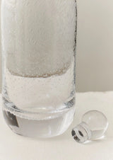 BUBBLE GLASS CARAFE TALL