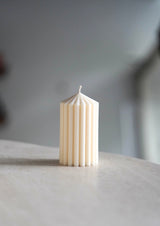 KERZE KLEINE RILLEN