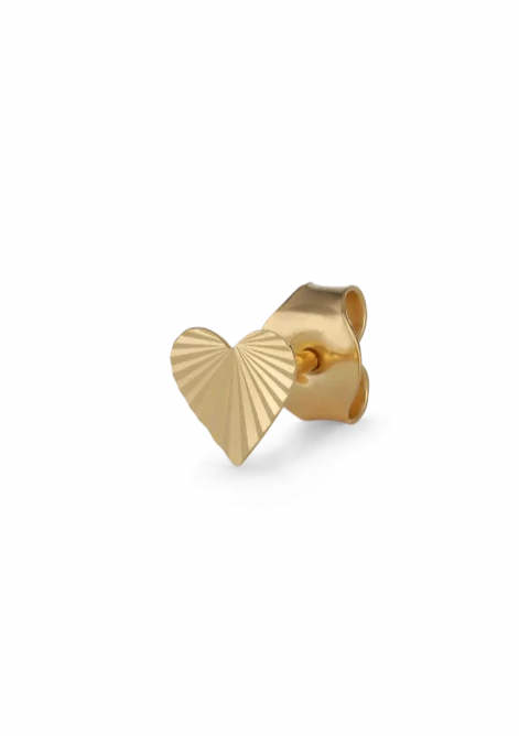OHRRING REFLECTION HEART STUD