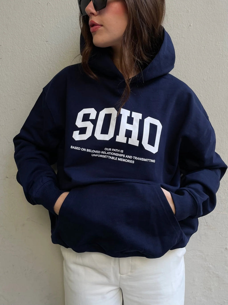 SOHO COLLEGE HOODIE