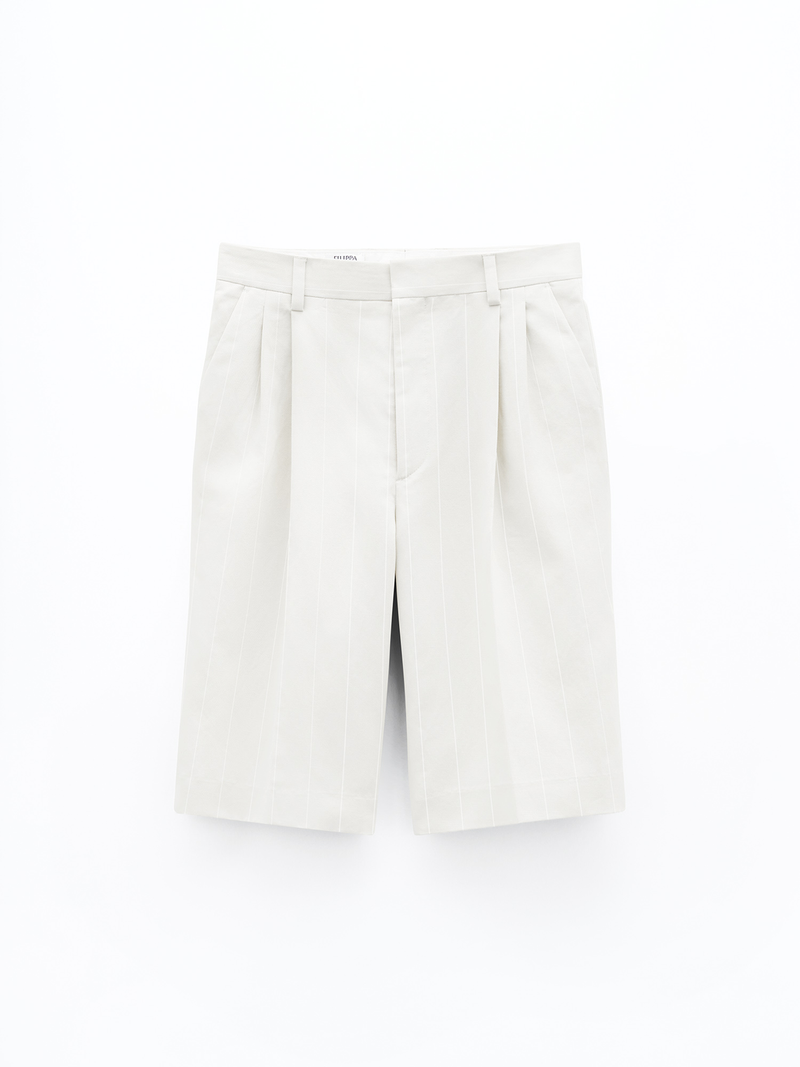 SHORTS RELAXED PINSTRIPE