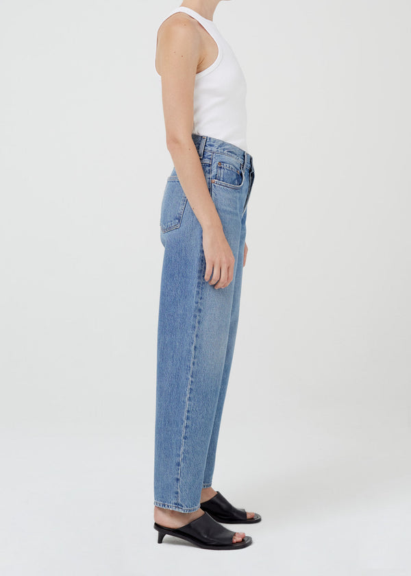JEANS TAPERED BAGGY HIGH RISE