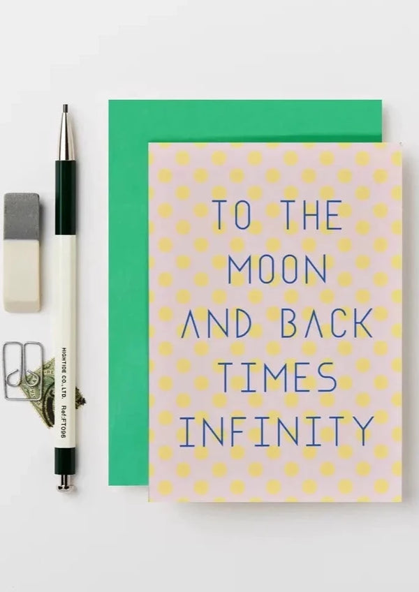 MOON BACK LOVE CARD