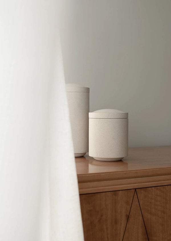 GALLERY OBJECT JAR #01 LIMESTONE