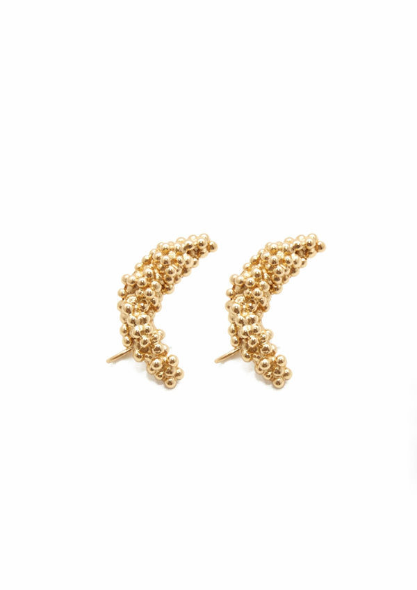 ROYALE EARRING GOLD DOUBLE